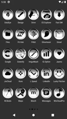 White O Icon Pack Free android App screenshot 5