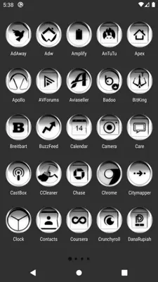 White O Icon Pack Free android App screenshot 6